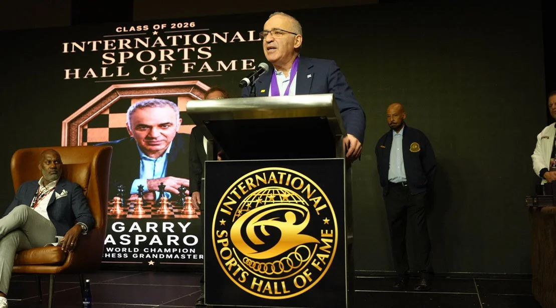 Chess Champion Garry Kasparov at the 2026 International Sports Hall of Fame