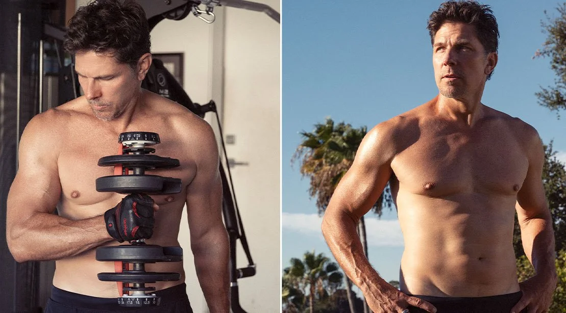 Michael Trucco’s Home Workout Routine Combines Strength, Cycling and Outdoor Activity