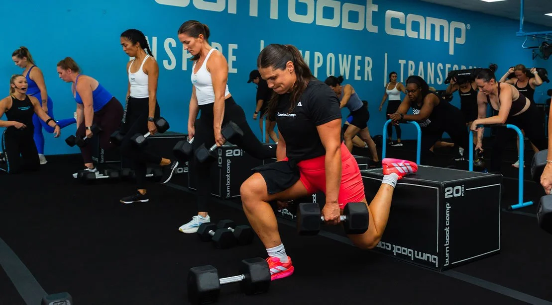 Ilana Maher performing a single leg dumbbell squat