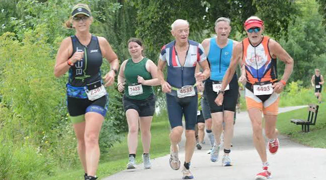 At 83, Triathlete Bob Plant Keeps Training With Recovery in Mind